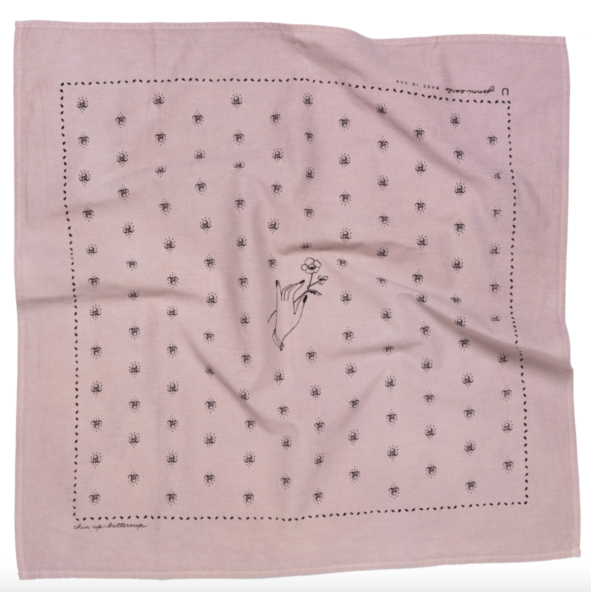 Jenni Earle "chin up buttercup" Bandana