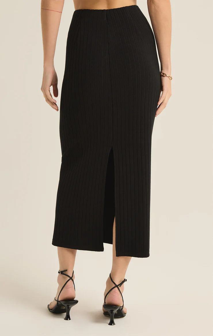 Z Supply Louisa Rib Midi Skirt