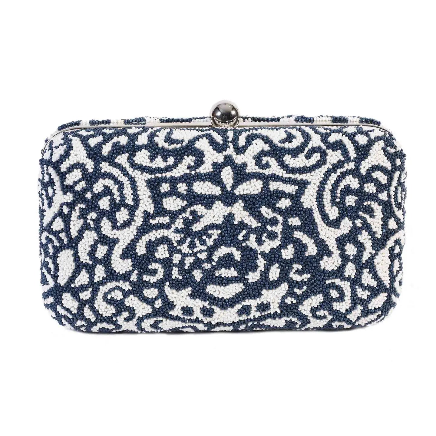 Tiana Beaded Box Clutch