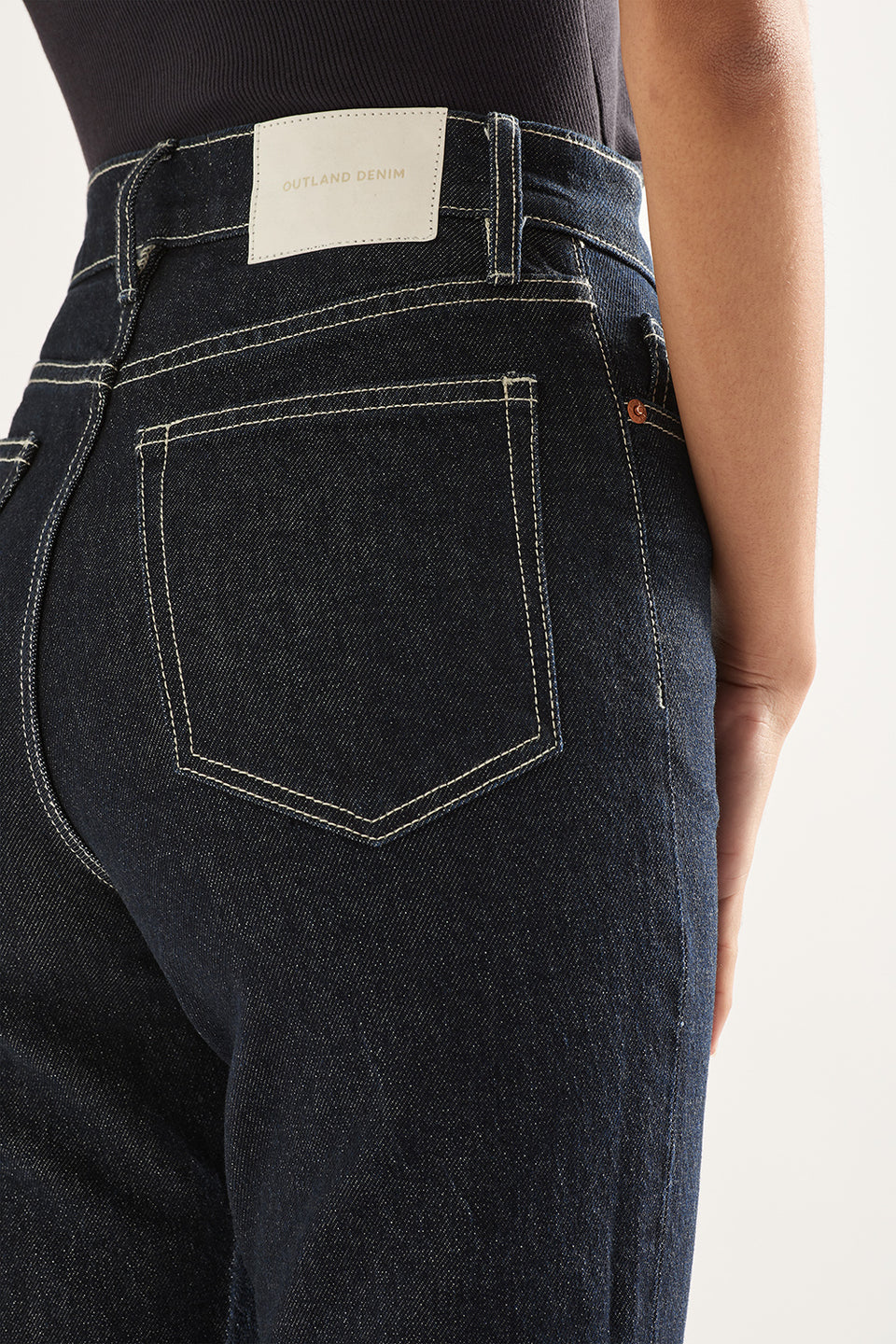 Outland Denim Zoe High Rise Straight Jean