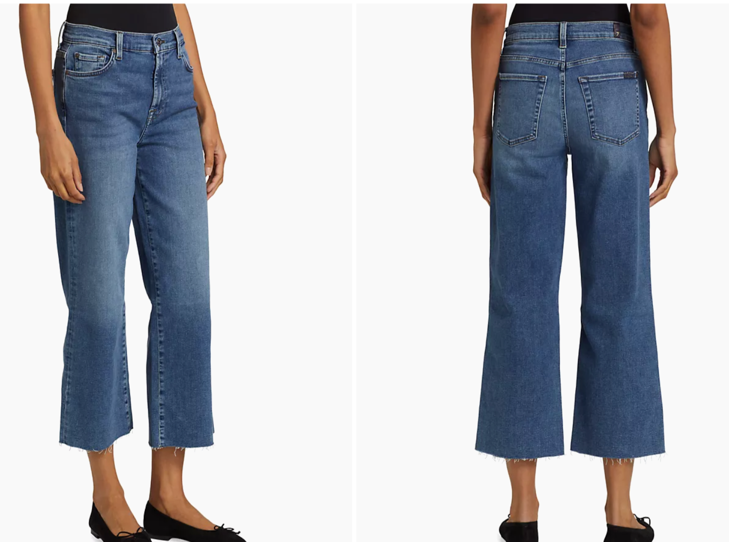 7 For All Mankind Cropped Alexa Jean