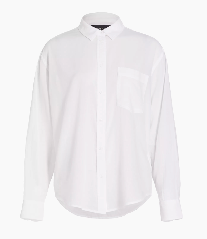 7 For All Mankind Voile Button Down