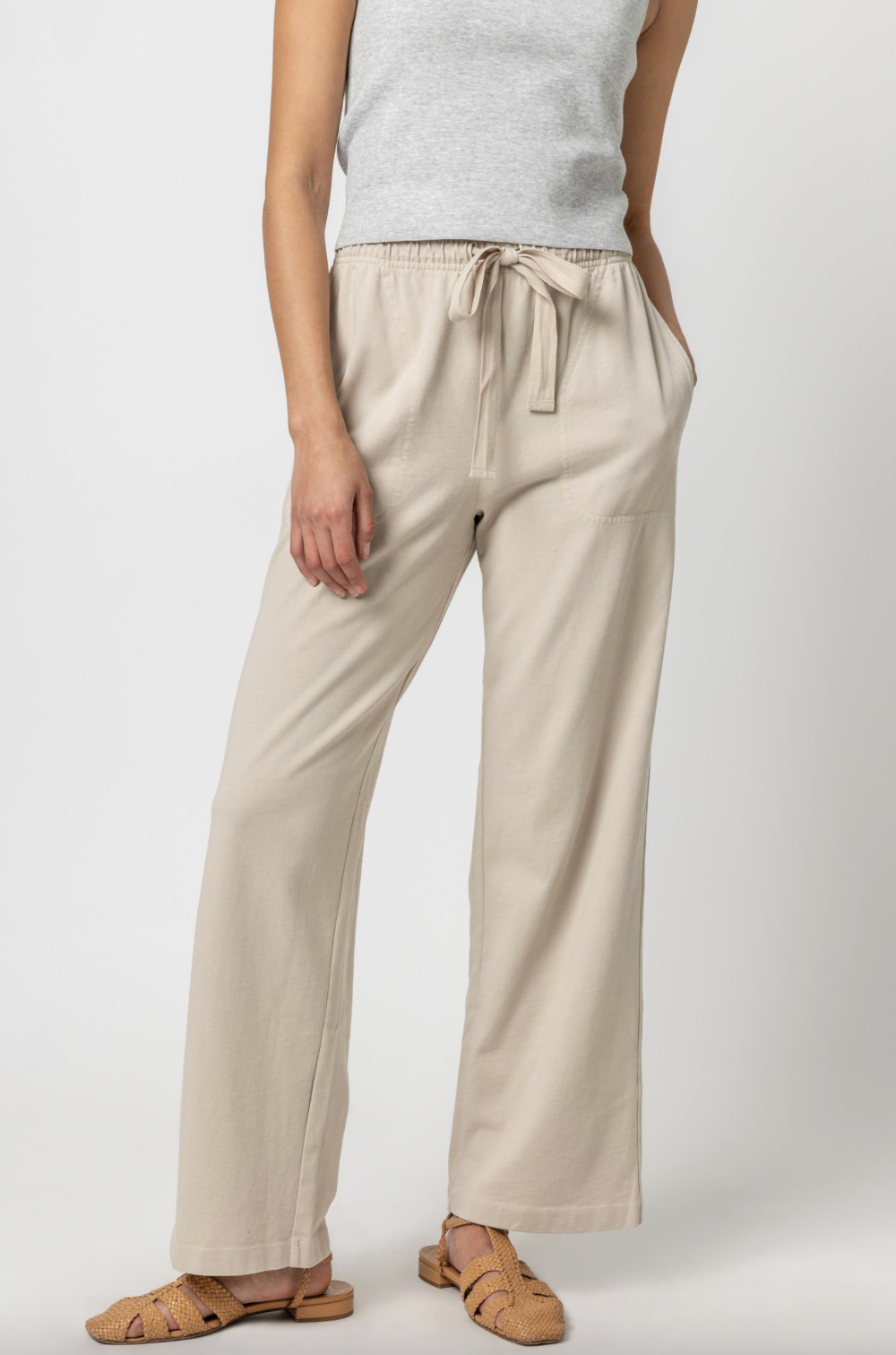 Lilla P Drawstring Waist Pant