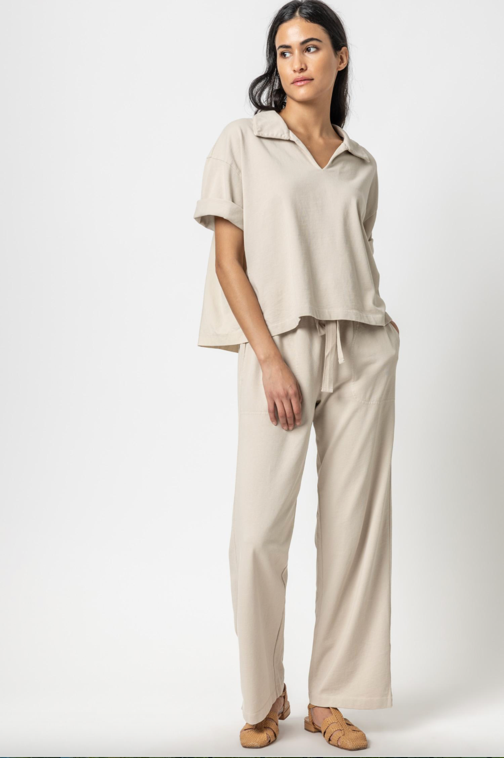 Lilla P Drawstring Waist Pant