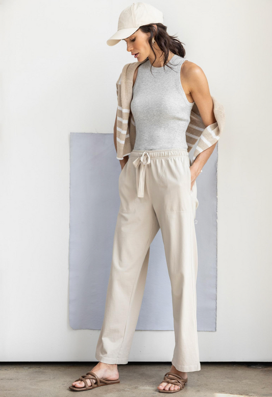 Lilla P Drawstring Waist Pant