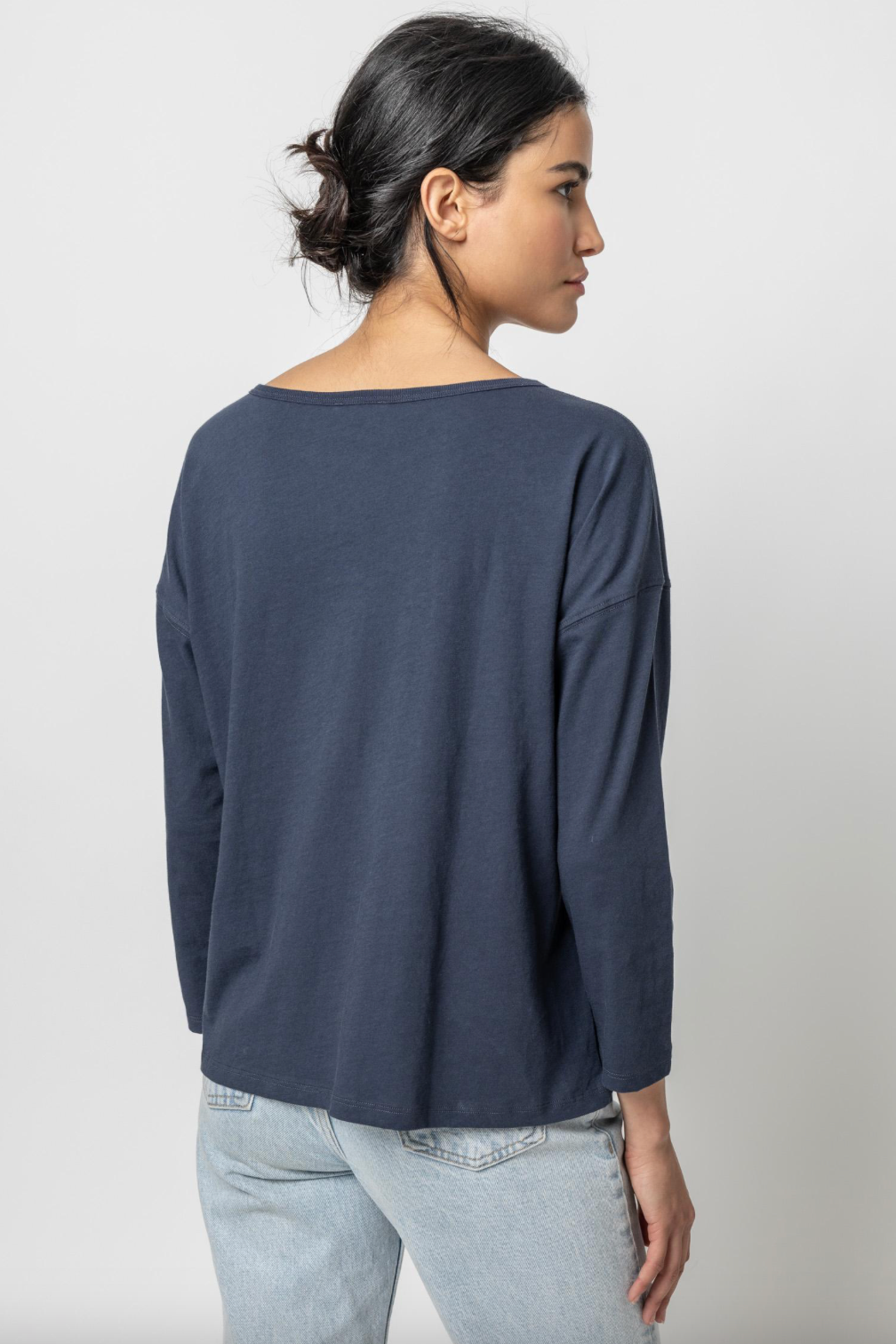 Lilla P Relaxed Henley Top