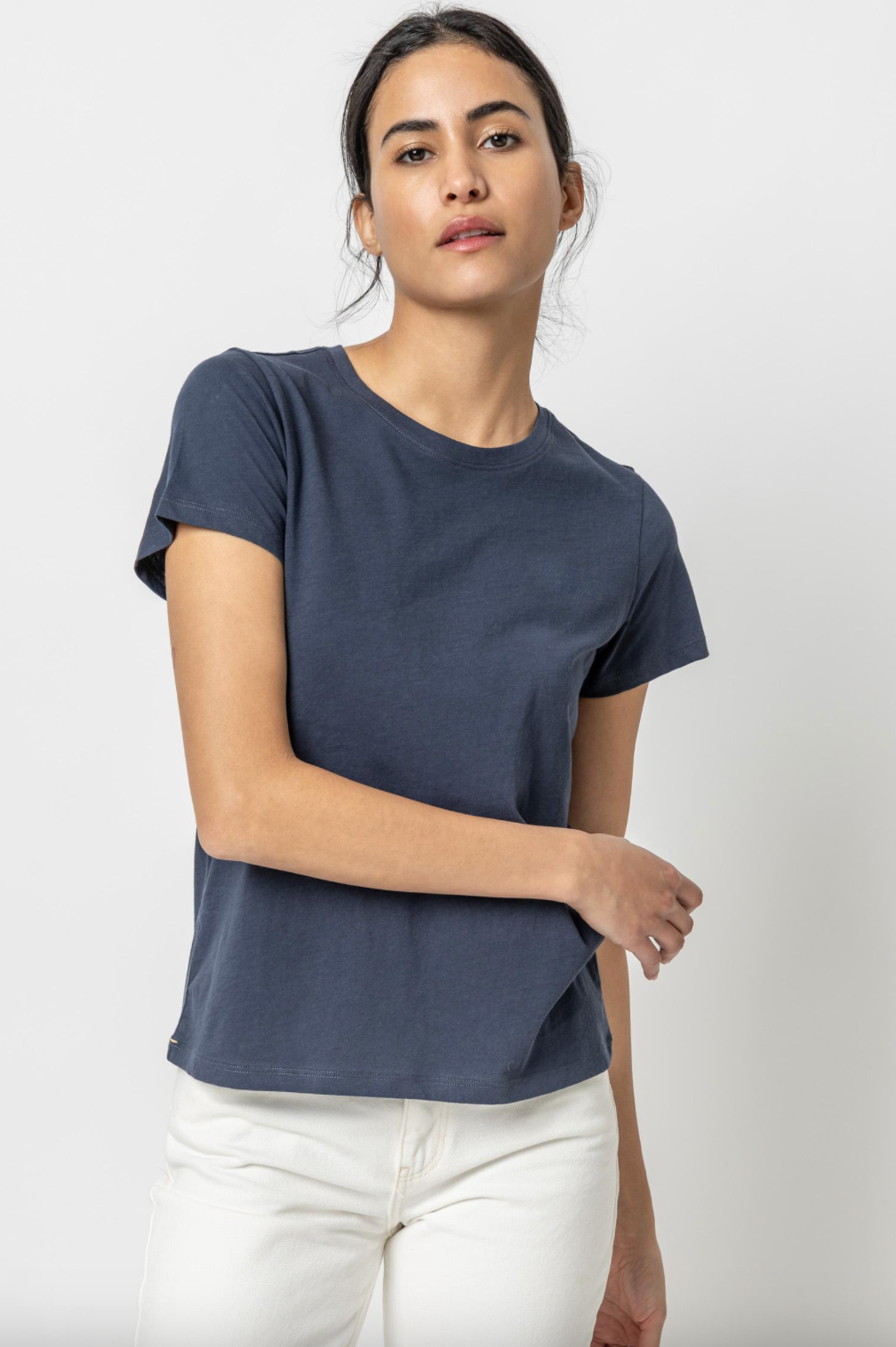 Lilla P Short Sleeve Crewneck Top