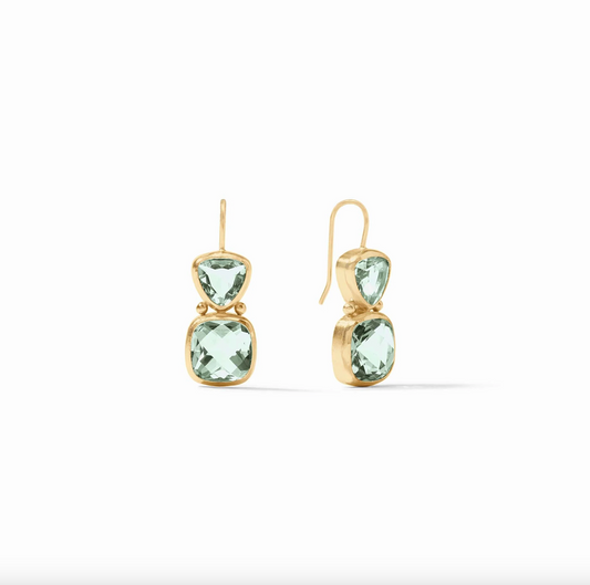 Julie Vos Aquitaine Earring in Aquamarine Blue