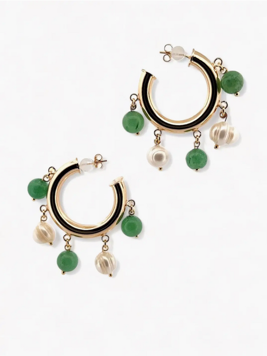 Carolina Pearls By Montones in Jade