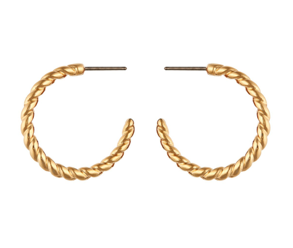 Sofia Twisted Hoops