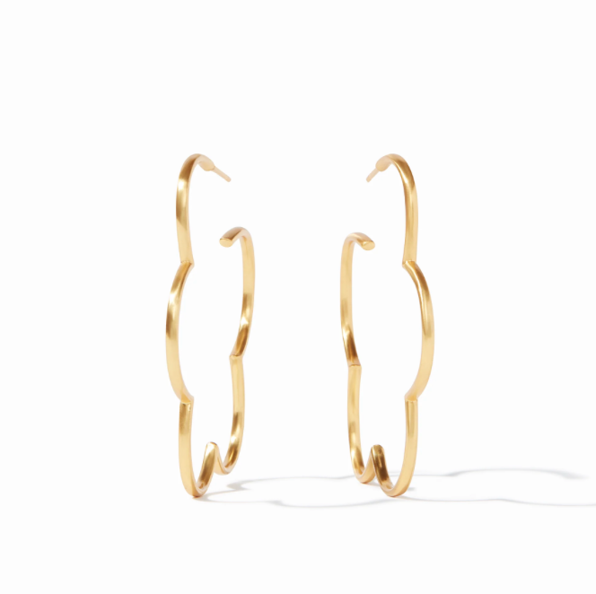 Julie Vos Gardenia Hoop Earrings