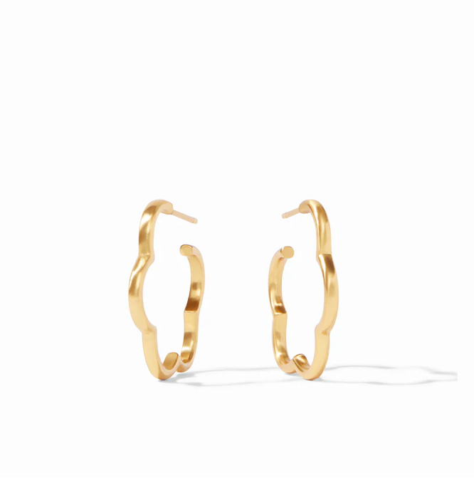 Julie Vos Gardenia Hoop Earrings