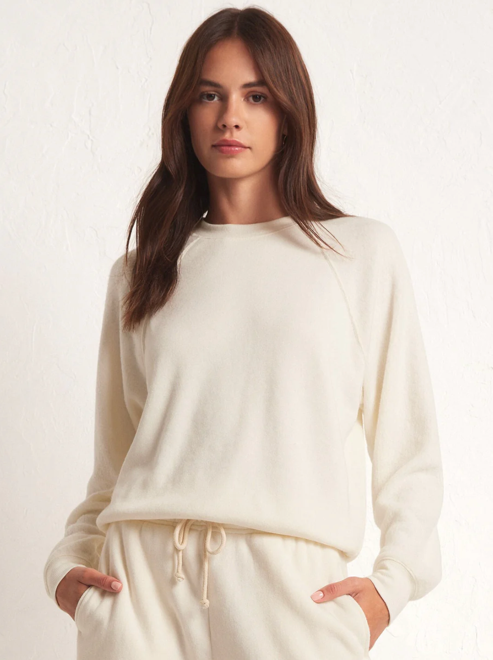 Z Supply Saldana Reverse Fleece Top