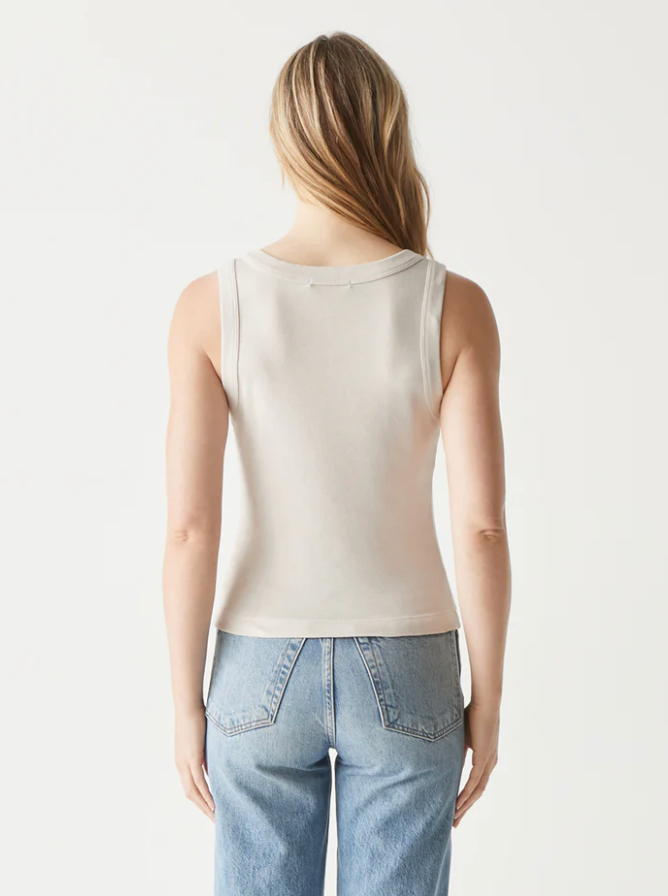 Michael Stars Mina Wide Binding Crop Tank