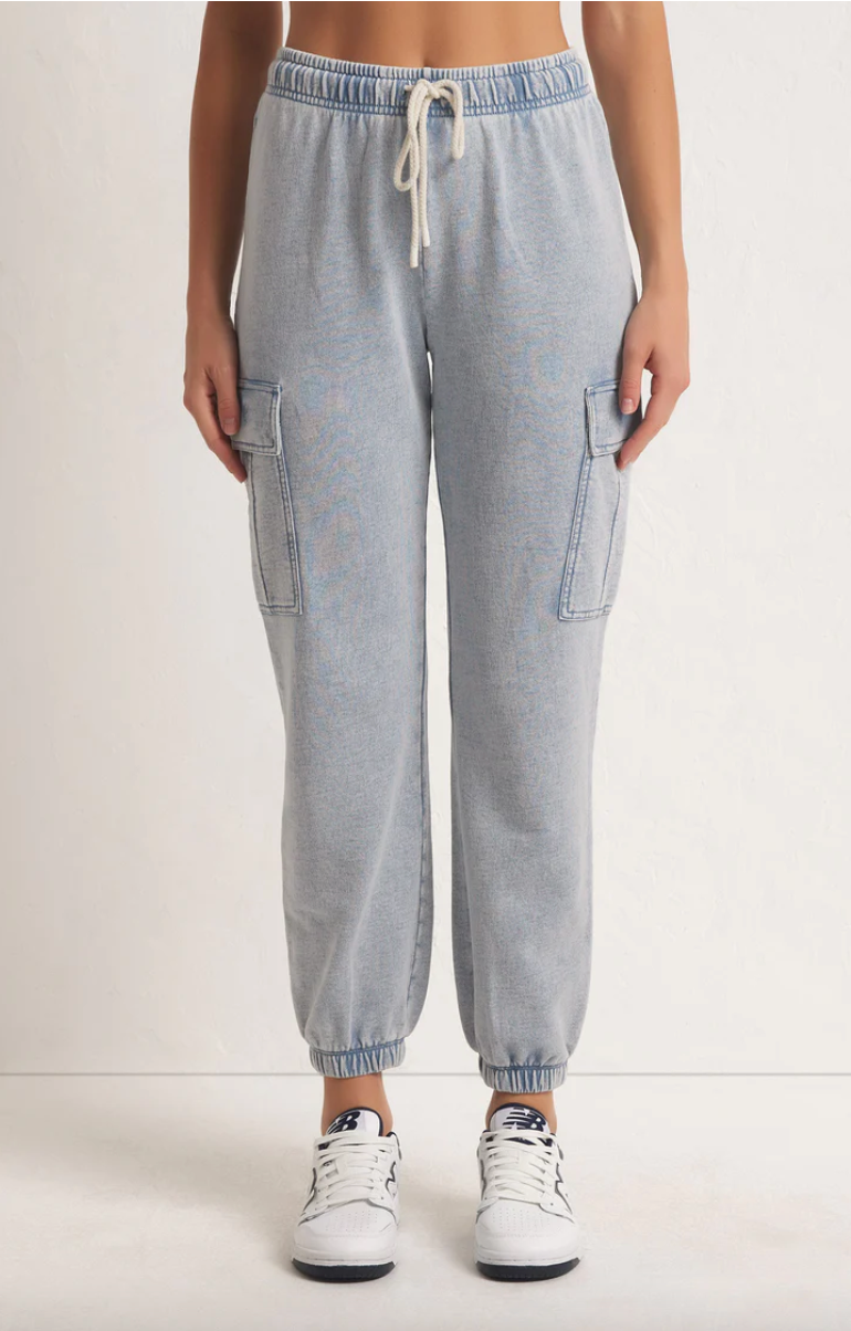 Z Supply Tempo Knit Denim Jogger