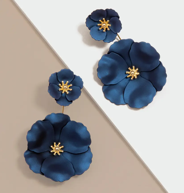 Zenzii Flower Drop Earring