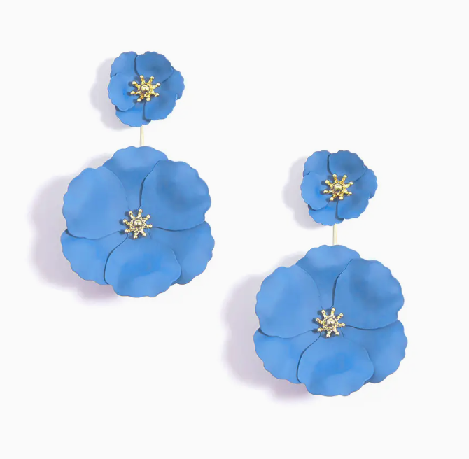 Zenzii Flower Drop Earring