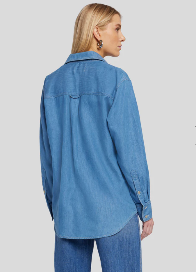 7 For All Mankind Denim Shirt