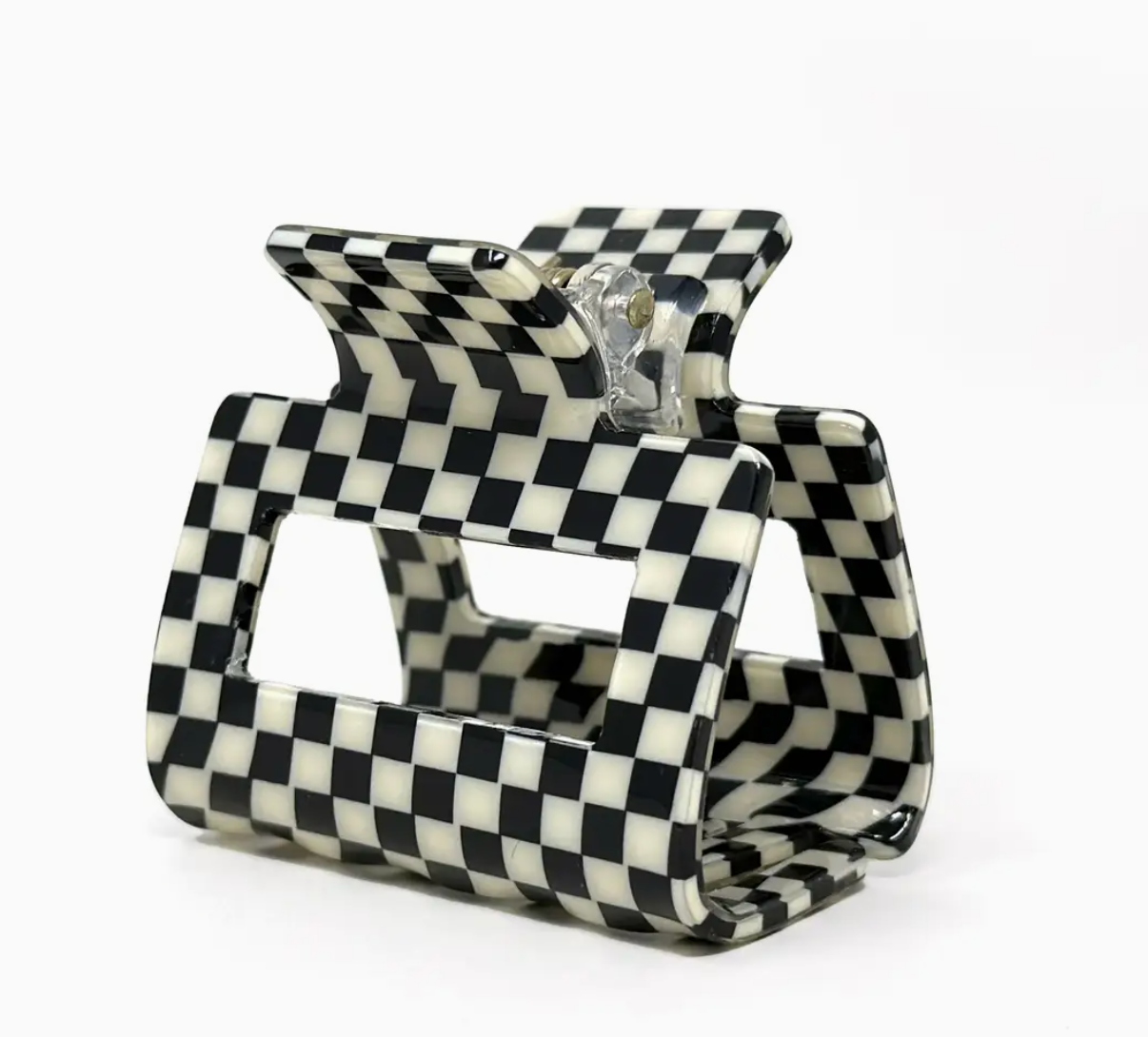 Checkered Hair Jaw Clip