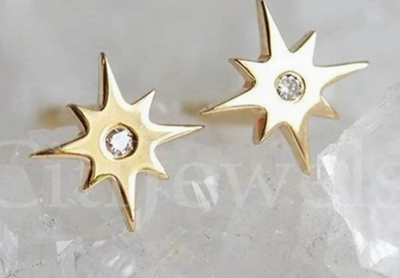 Felix Z Mini Star Stud Earring