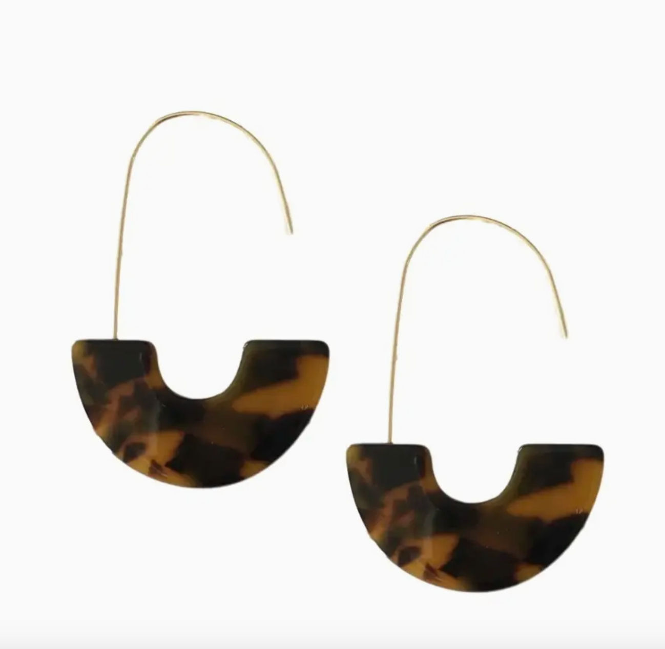 Half Moon Threader Earring