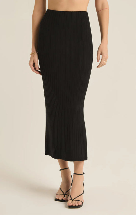 Z Supply Louisa Rib Midi Skirt