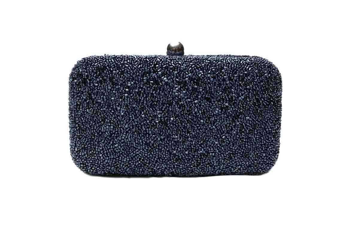 Tiana Beaded Box Clutch