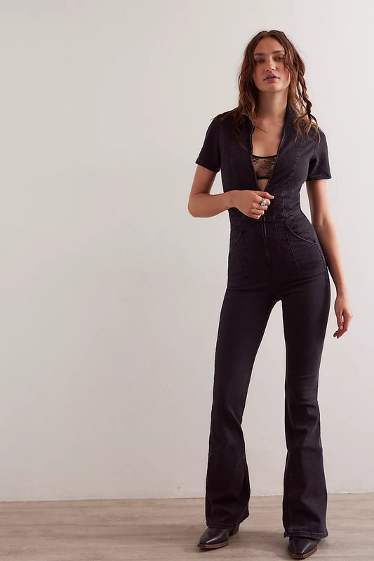 Free People Jayde Flare Jumpsuit